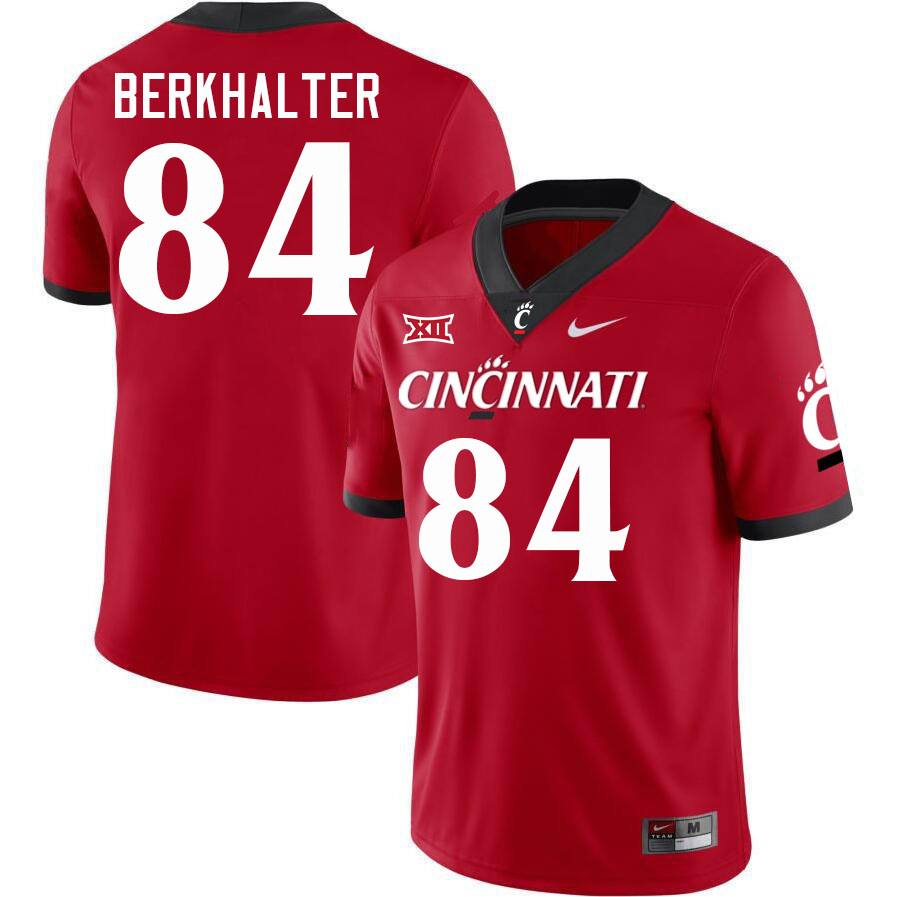 Cincinnati Bearcats #84 Sterling Berkhalter Big 12 Conference College Football Jerseys Stitched Sale-Red